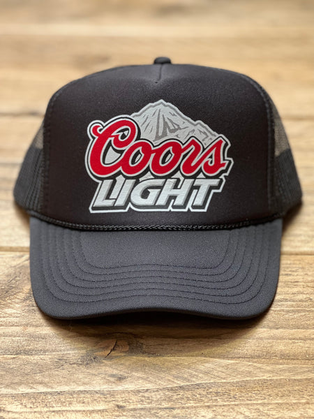 WEBIG Trucker Cap Silver Bullet Curved Bill Black Rockies 10212811