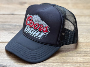 WEBIG Trucker Cap Silver Bullet Curved Bill Black Rockies 10212811