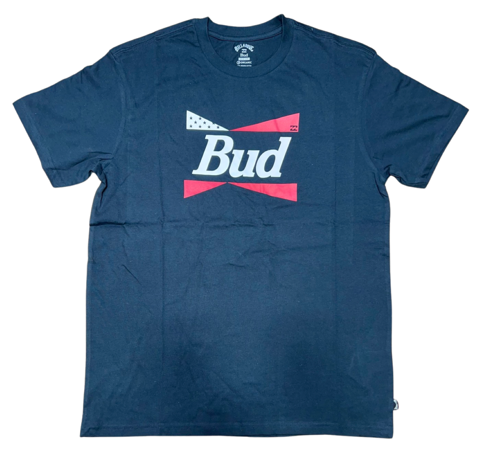 Billabong x Budweiser - Bud flag Tee shirt Navy  Z1SS20