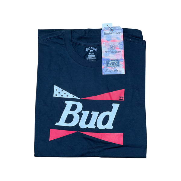 Billabong x Budweiser - Bud flag Tee shirt Navy  Z1SS20