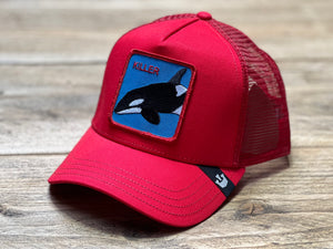 Goorin The Farm trucker cap collection Killer Whale Red 1010626 One Size