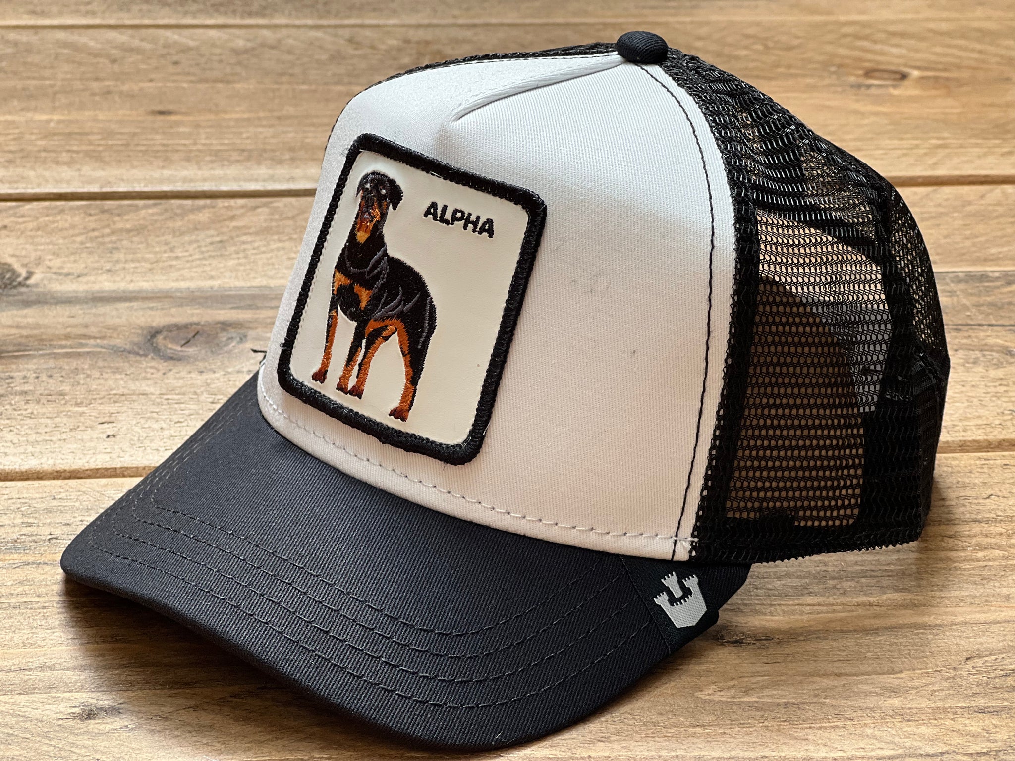 Goorin The Farm trucker cap collection - Alpha Dog White 1010214 One Size