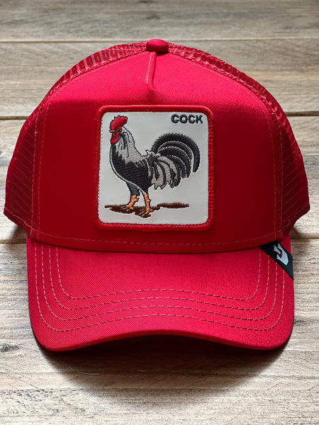 Goorin The Farm trucker cap collection The Cock Red 1010378 One Size