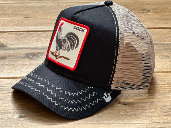 Goorin The Farm trucker cap collection The Cock Black 1010378 One Size