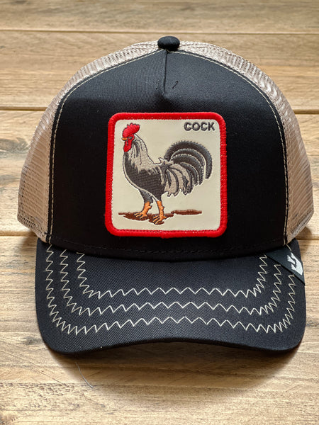Goorin The Farm trucker cap collection The Cock Black 1010378 One Size