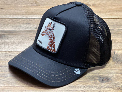 Goorin The Farm Trucker cap collection The Giraffe Black 1010659-BLK One Size