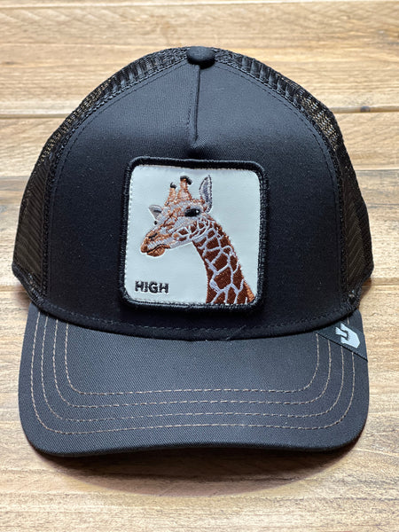 Goorin The Farm Trucker cap collection The Giraffe Black 1010659-BLK One Size