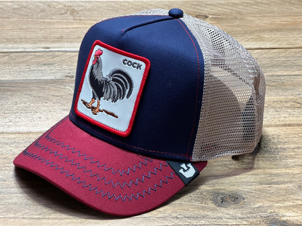 Goorin The Farm trucker cap collection The Cock Navy 1010378-NVY One Size