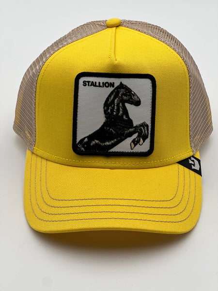 Goorin The Farm trucker cap collection The Stallion Yellow 1010393-YEL One Size