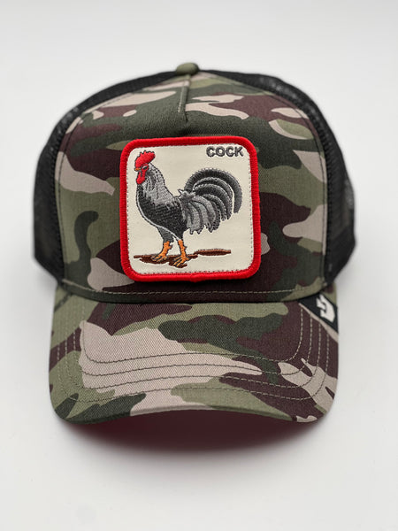 Goorin The Farm trucker cap collection - The Rooster Camo 1010337-CAMO One Size