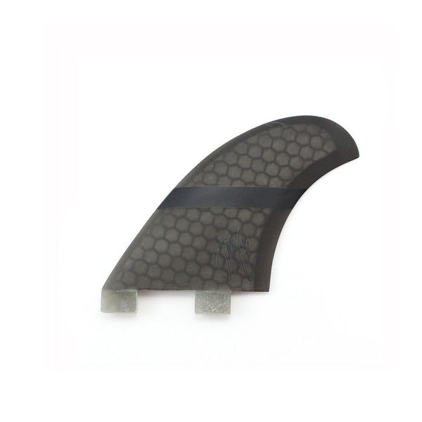 Captain Fin -  Mc Callum Twin tab - Quad Fins - Black -CFINQJM