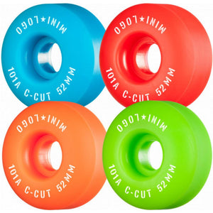 Mini Logo Wheels C-Cut 2 101a Assorted 52mm 4 pack MIN-SKW-1069