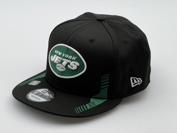 New Era 9Fifty New York Jets NFL21 Sideline Black Snapback Hat L/XL 60179615