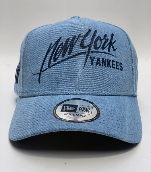 New Era Denim NEW YORK Yankees A Frame Adjustable Cap - 11941835