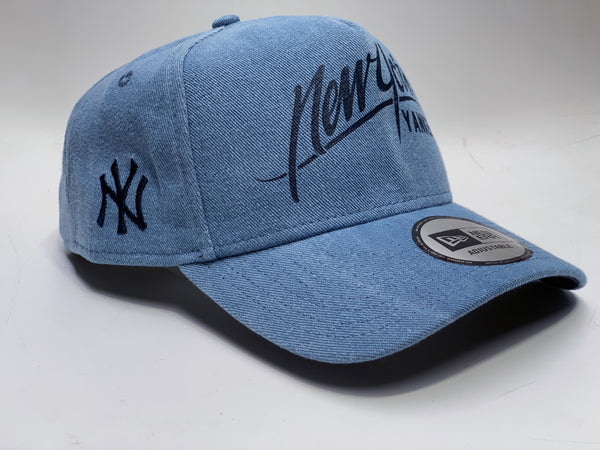 New Era Denim NEW YORK Yankees A Frame Adjustable Cap - 11941835