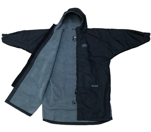 Ocean & Earth Super Storm Waterproof Hooded L/XL Poncho Black AMTW25