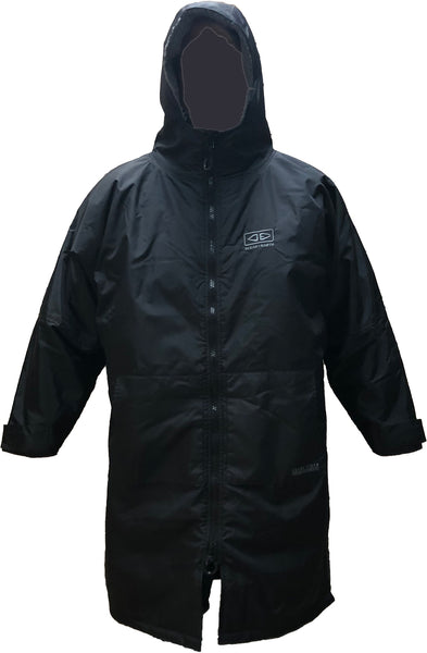 Ocean & Earth Super Storm Waterproof Hooded S/M Poncho Black AMTW25