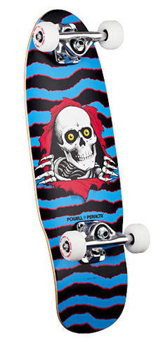Powell Peralta Micro Ripper Complete Skateboard Blue 7.5" x 24" POW-COM-0367