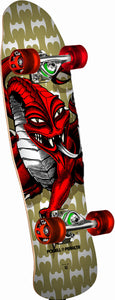 Powell Peralta Mini Cab Dragon Complete Skateboard Gold 8" X 29.5" POW-COM-0369