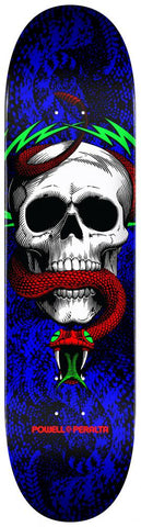 Powell Peralta Skull & Snake One Off Royal Blue Birch Skateboard deck - 7.75" x 31.08" POW-SKD-0720