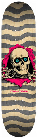 Powell Peralta Ripper Shape 243 Deck Skateboard Natural / Gray 8.25" x 31.95" POW-SKD-0745