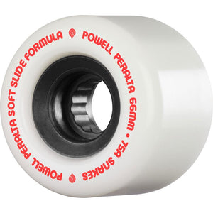 Powell Peralta Wheels Snakes 75A SSF White 66mm pack of 4