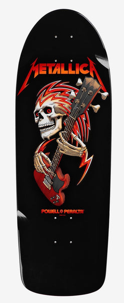 Powell Peralta Metallica Collaboration Skateboard Deck Black 10.0 IN