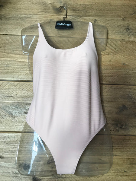 Billabong Blush Pink One Piece swimsuit, Size Small, £39.95 H3SW11