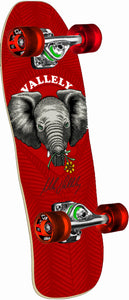 Powell Peralta Mike Vallely Baby Elephant Mini Complete Skateboard Red 8" x 26" POW-COM-0368