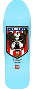 Powell Peralta reissue Deck Frankie Hill Bulldog Light Blue 10" POW-SKD-0833