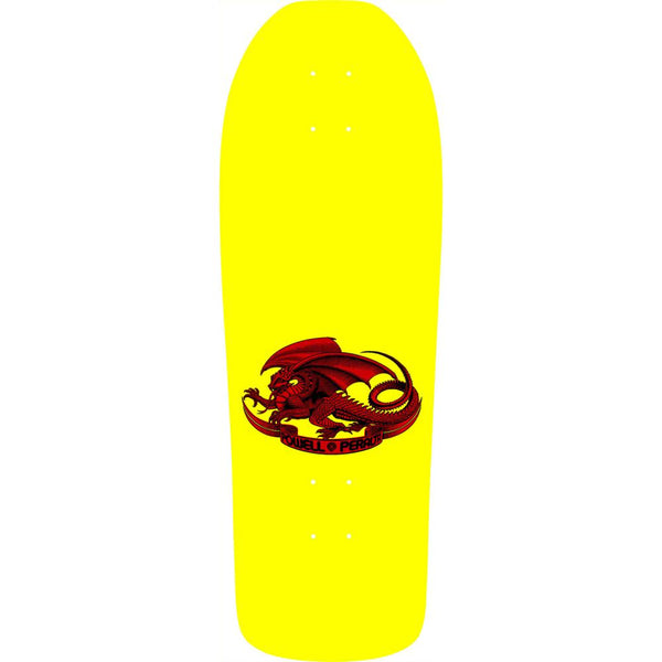 Powell Peralta reissue Deck Claus Grabke shape 287 Yellow 10.25" POW-SKD-0834