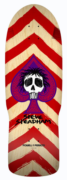 Powell Peralta reissue Deck Steadham Spade red/white 10" POW-SKD-0759