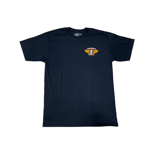 Powell-Peralta Winged Ripper T-Shirt Navy CTMPPCWRN