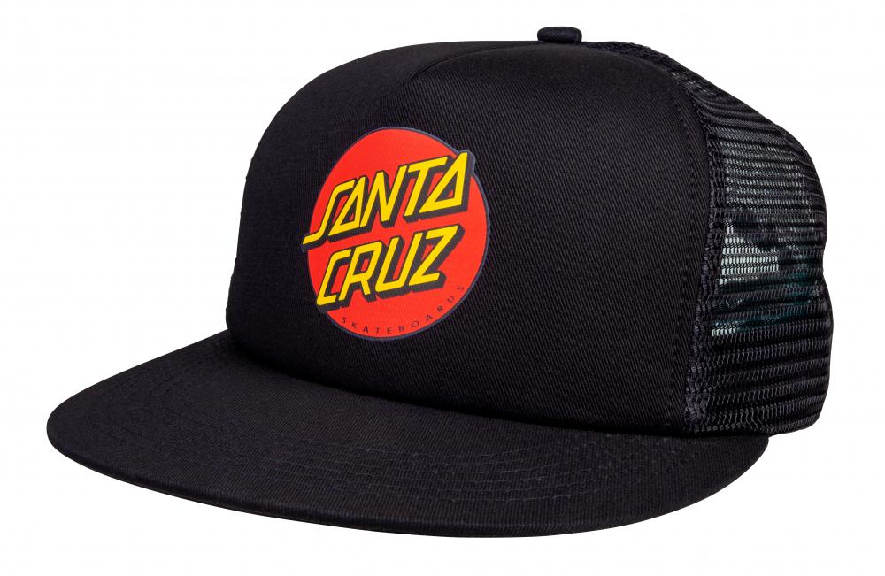Santa Cruz Cap Classic Dot Mesh Snapback Black SCA-CAP-0227