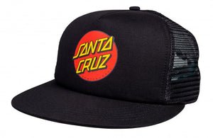 Santa Cruz Cap Classic Dot Mesh Snapback Black SCA-CAP-0227