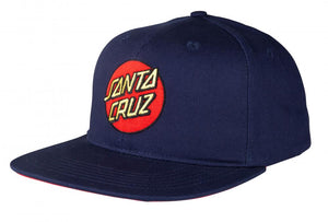 Santa Cruz Cap Classic Dot Snapback Dark Navy SCA-CAP-0260