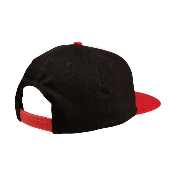 Santa Cruz Cap Classic Dot Snapback White Black Red SCA-CAP-0322