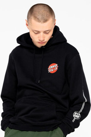 Santa Cruz Mixed Up Dot Hoodie Black SCA-HDY-497