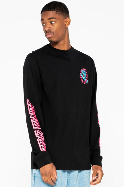 Santa Cruz  Long Sleeve T-shirt  SW Scream Black