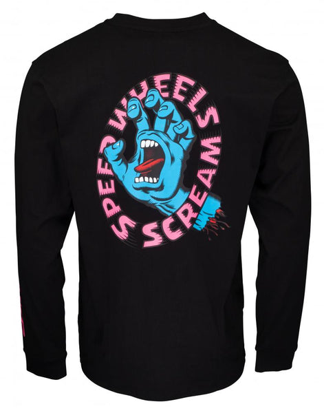 Santa Cruz  Long Sleeve T-shirt  SW Scream Black