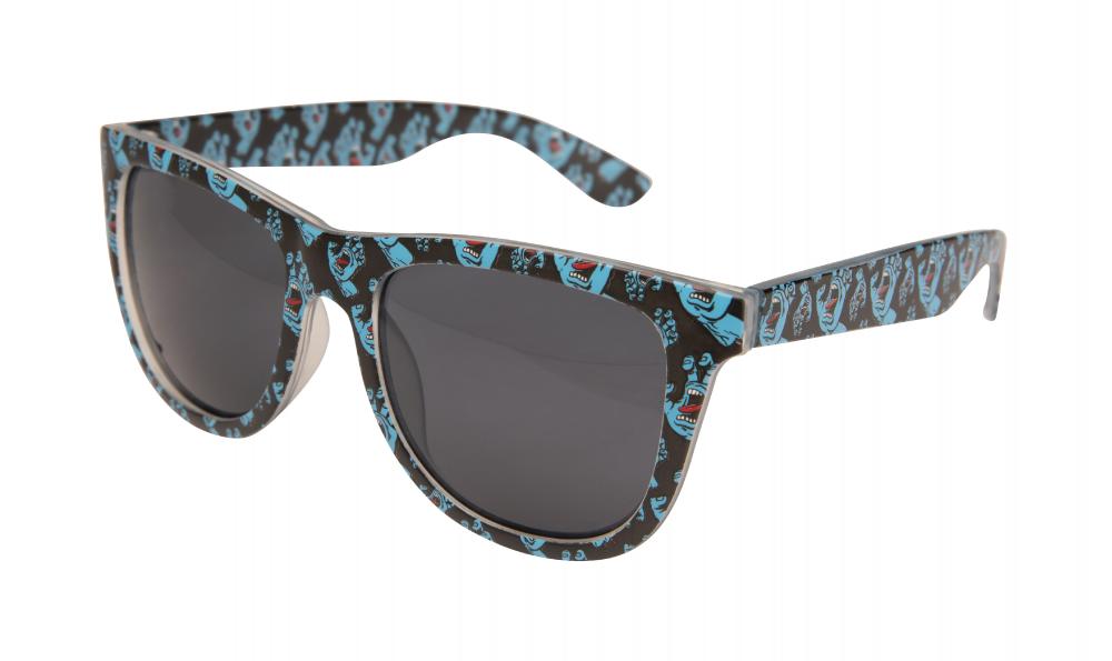 Santa Cruz Sunglasses Multi Hand Sunglasses Black / Blue SCA-SUN-0185