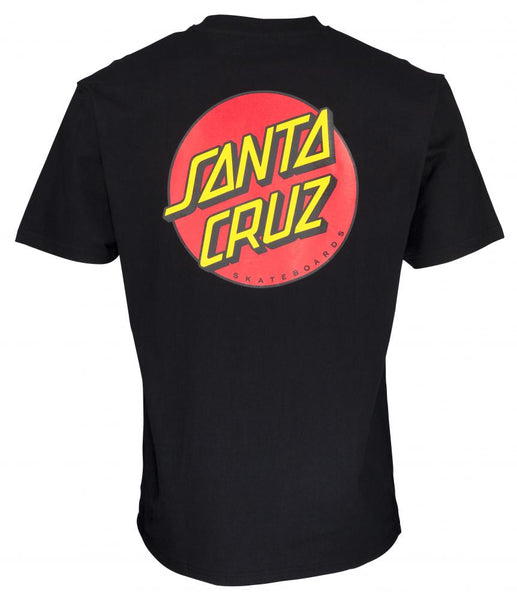 Santa Cruz T-Shirt Classic Dot Chest Black SCA-TEE-927