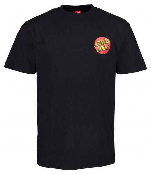 Santa Cruz T-Shirt Classic Dot Chest Black SCA-TEE-927