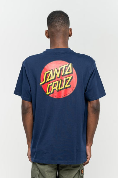 Santa Cruz T-Shirt Classic Dot Chest Dark Navy SCA-TEE-585