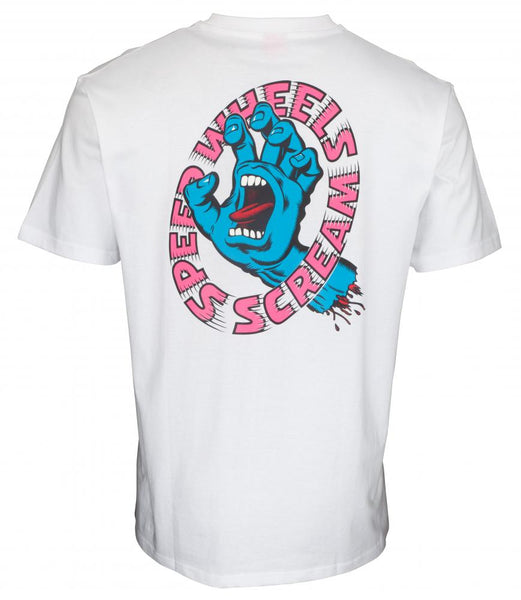 Santa Cruz T-Shirt Screaming Hand Scream White