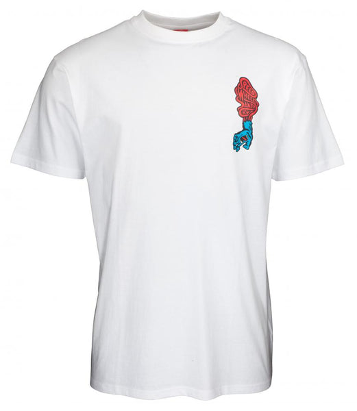 Santa Cruz T-Shirt Screaming Hand Scream White