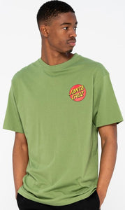 Santa Cruz T-Shirt Classic Dot Chest Dill Green SCA-TEE-67