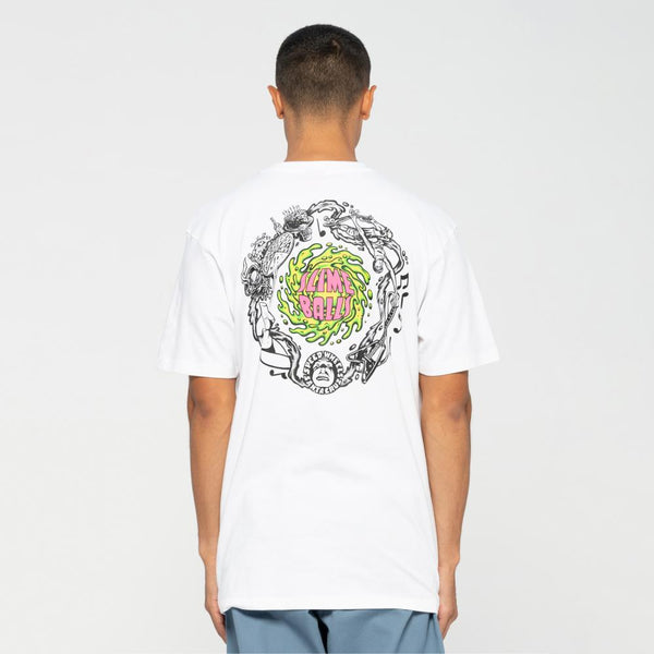 Santa Cruz Slime Balls Lifestyle T-Shirt White SCA-TEE-79