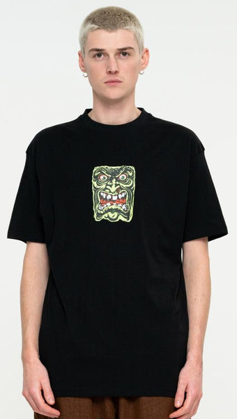 Santa Cruz Mens T-Shirt Roskopp Face Front Black SCA-TEE-822