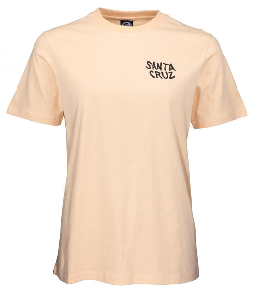 Santa Cruz Womens T-Shirt Poppy Hand Sand SCA-WTE-112